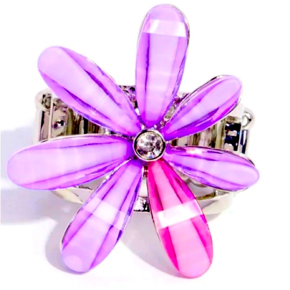 Paparazzi Jewelry - 💜🩷💜 “FLORAL FEASIBILITY” PURPLE RING ~ PAPARAZZI❗️ GORGEOUS❗️ 💜🩷💜